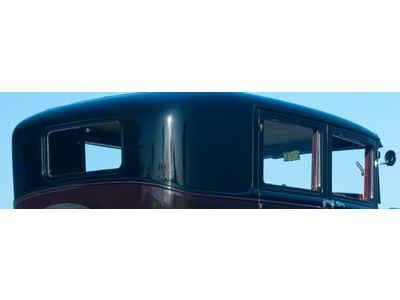 Model A Ford Window Glass Set - Fordor Sedan 2 Window 60C & 170A & 170B - Concours Quality