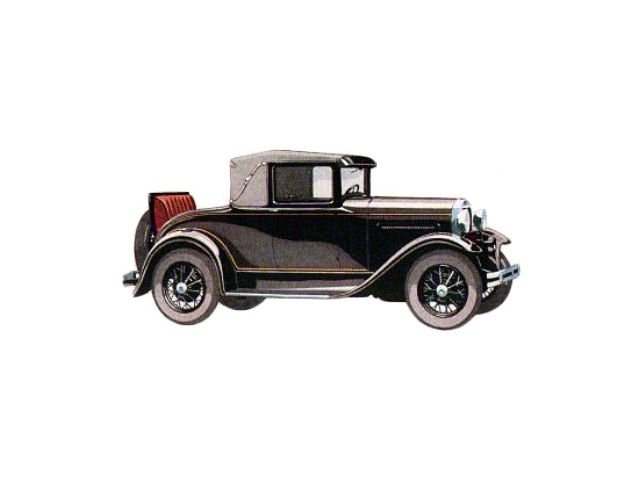 Model A Ford Window Glass Set - Sport Coupe 50B - Concours Quality