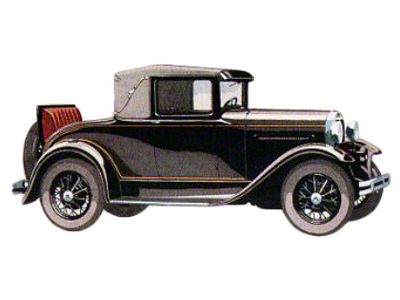 Model A Ford Window Glass Set - Sport Coupe 50B - Concours Quality