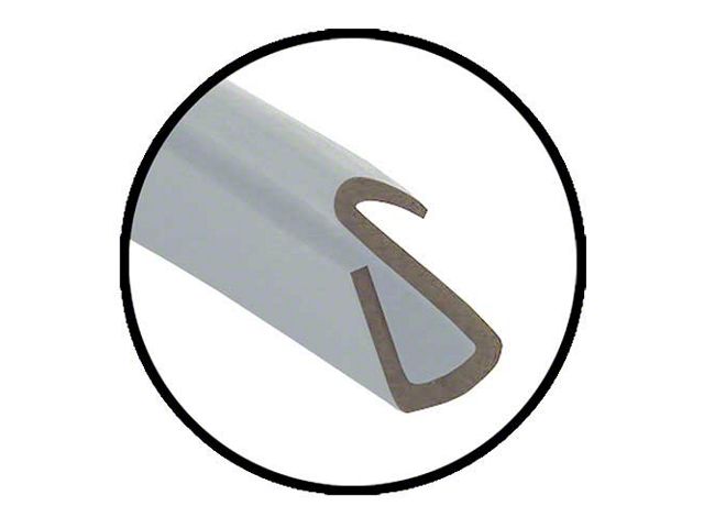 Lower Window Seal Rubber/ 36 (Also 1932-1938 Pickup)