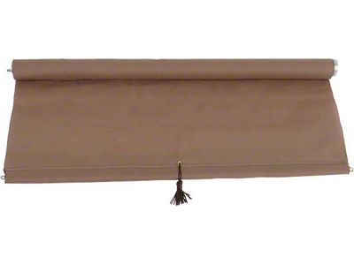 Model A Ford Window Shade - Rear Window - 24 - Coupe & Tudor Sedan & Fordor Sedan - Tan Cloth
