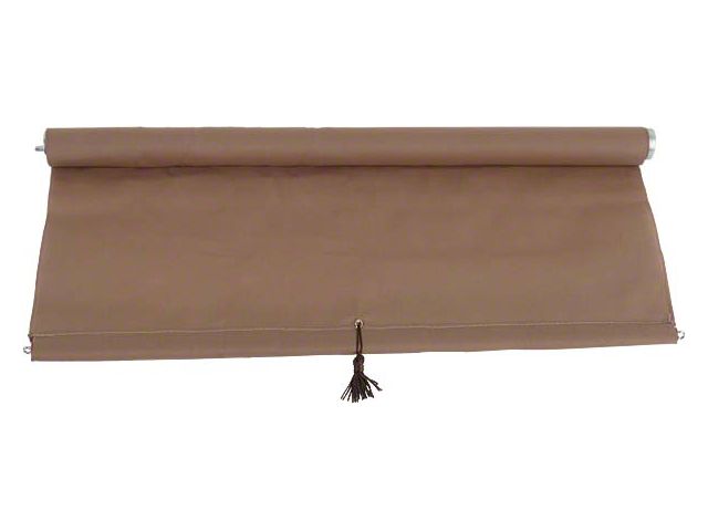 Model A Ford Window Shade - Rear Window - 24 - Coupe & Tudor Sedan & Fordor Sedan - Tan Cloth