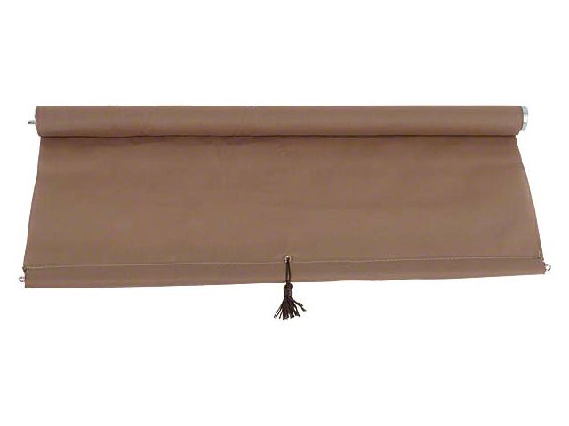 Model A Ford Window Shade - Rear Window - 26 - Slant Windshield Sedan & Victoria - Tan Cloth