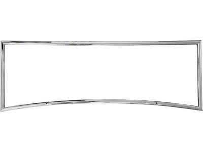 Model A Ford Windshield Frame - Open Car - Original Type - 14-1/2 High - Chrome (For open cars only)