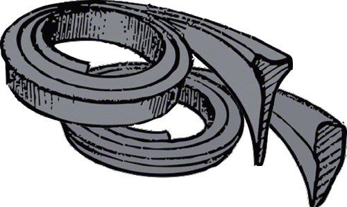 Ecklers Windshield Rubber Gskt (1928-1929 Model A)