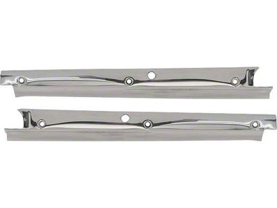 Model A Ford Windshield Vertical Garnish Mouldings - Stainless Steel - Coupe & Tudor & Fordor
