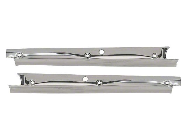 Model A Ford Windshield Vertical Garnish Mouldings - Stainless Steel - Coupe & Tudor & Fordor
