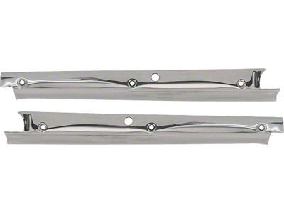 Model A Ford Windshield Vertical Garnish Mouldings - Stainless Steel - Coupe & Tudor & Fordor