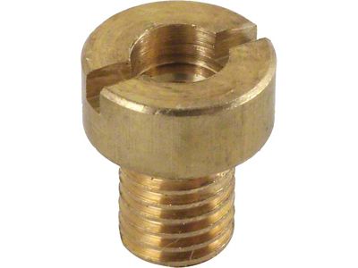 Model A Ford Zenith Carburetor Adjusting Needle Seat - Brass Insert