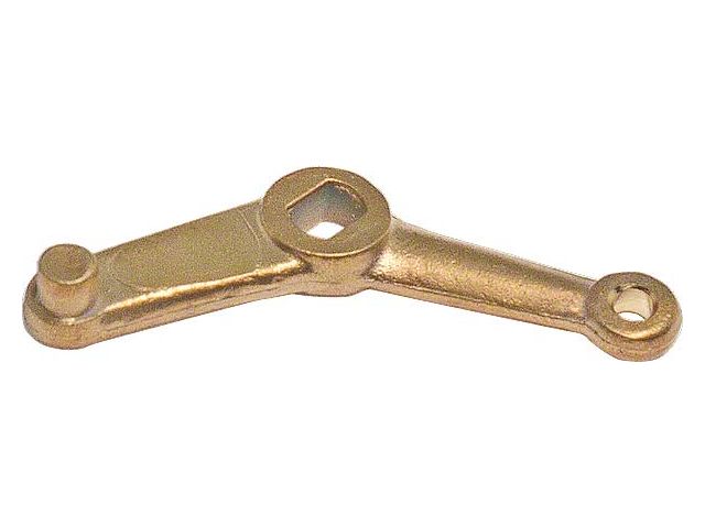 Model A Ford Zenith Carburetor Choke Shaft Lever - Cast Brass