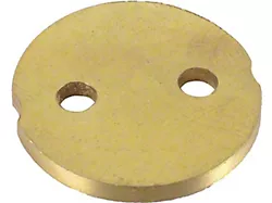 Model A Ford Zenith Carburetor Throttle Plate - Brass