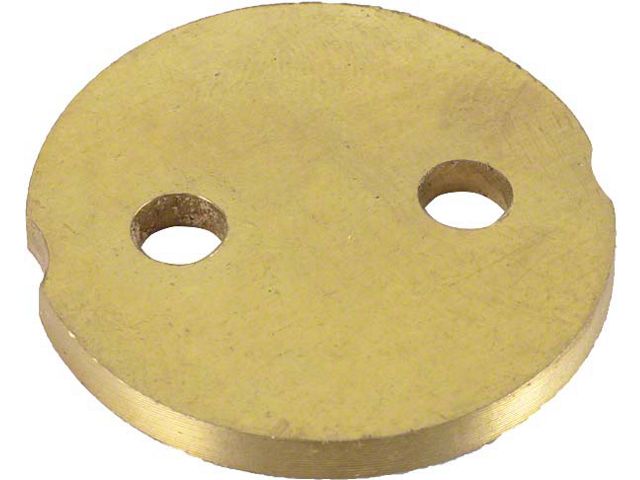 Model A Ford Zenith Carburetor Throttle Plate - Brass