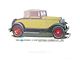 Model A Print - 1931 Ford Cabriolet 68C - 12 X 18 - Unframed