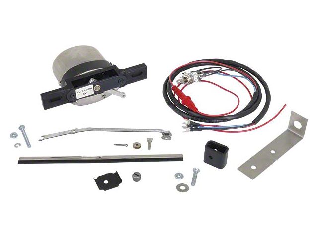 Model A Ford Direct Replacement Windshield Wiper Kit - Closed Car - 6 Volt - Except For Slant Windshield & Right-Hand Drive Cars