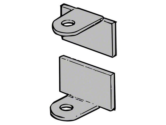 Inner Check Arm Brackets/ 28-31 2 Door Vehicles