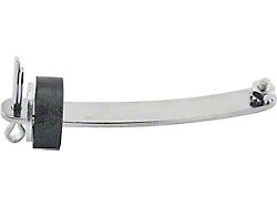 Model A Ford Door Check Arm - Stainless Steel Arm With Rubber Bumper - Die Stamped - 4 From Hole To Hole (Also Passenger)