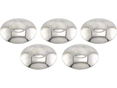 Stainless Steel Hub Cap Set/ Script