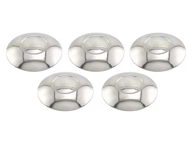 Stainless Steel Hub Cap Set/ Script