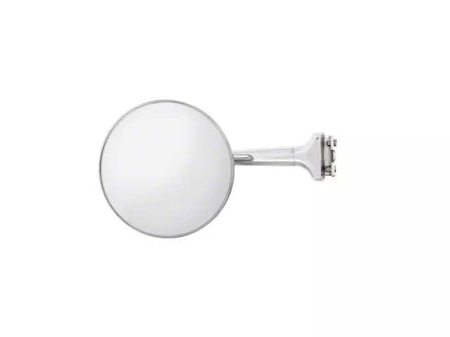 4-Inch Peep Mirror with Chrome Straight Arm (Universal; Some Adaptation May Be Required)