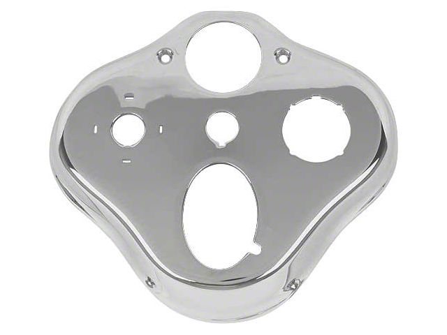 Instrument Panel/ Polished Nickel/ Oval/ 28-mid 30