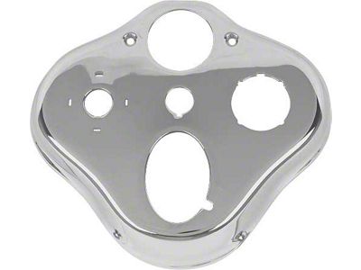 Instrument Panel/ Polished Nickel/ Oval/ 28-mid 30