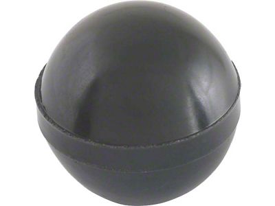 Model A Ford Transmission Gear Shift Knob - Black Hard Plastic Like Original - Female 5/16-24 Thread