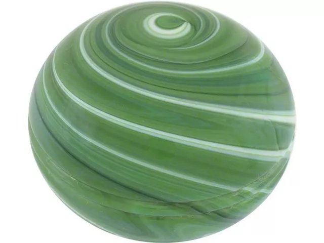 Gear Shift Knob/ Green Swirl/ Mushroom Shaped