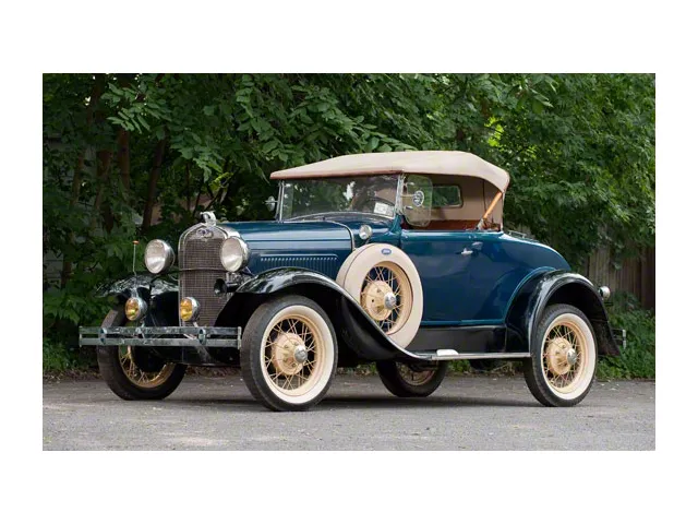 Model A Ford Window Glass Set - Deluxe Roadster 40B-Del &Deluxe Phaeton 180A - Concours Quality