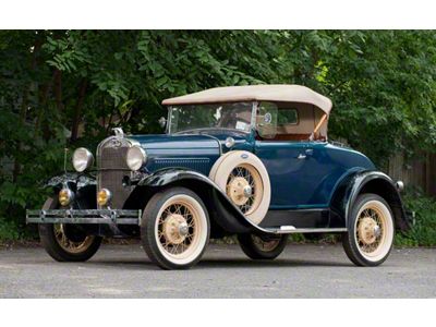 Model A Ford Window Glass Set - Deluxe Roadster 40B-Del &Deluxe Phaeton 180A - Concours Quality