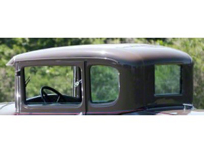 Model A Ford Window Glass Set - Standard Coupe 45B-Std & Deluxe Coupe 45B-Del - Concours Quality