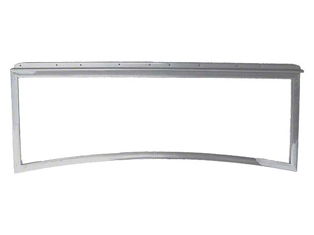 Model A Ford Windshield Frame - Closed Car - Polished Aluminum - Includes Hinge - Street Rod Style (Fits Tudor, Coupe, most Fordors, Delivery and Station Wagon)