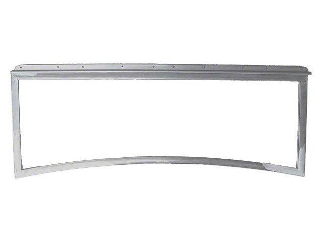 Model A Ford Windshield Frame - Closed Car - Polished Aluminum - Includes Hinge - Street Rod Style (Fits Tudor, Coupe, most Fordors, Delivery and Station Wagon)