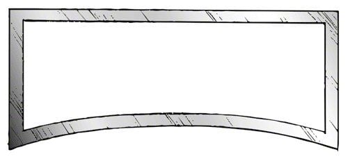 Ecklers Model A Ford Windshield Frame - Closed Car - Polished