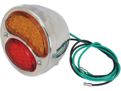 Tail Light Assm/ L/ 12 Amber, 7 Red & 4 White Leds/6v