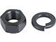 Model A Ford Outer Bumper Clamp Nut & Lockwasher Set, Original Type, 8 Pcs, For Original Fine Thread Clamp, Front or Rear, 1928-31