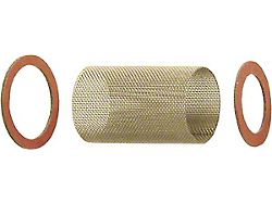 Side Mount Filter Screen & Gasket - 3 Pieces - For Side Mount Sediment Bulb - Late Zenith Style (1931 Model A)