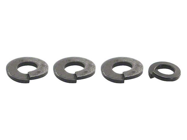 Model A Ford Steering Sector Housing Lock Washer Set - 2 Tooth - 4 Pieces - Heat Treated - 29/32 OD (Fits passenger, pickup & truck)