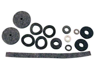 Model T Chassis & Engine Felt Gasket Set, 15-Piece, 1909-1927