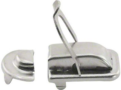 Model T Coil Box Latch Set, Nickel, Exact Reproductions, 1914-1920