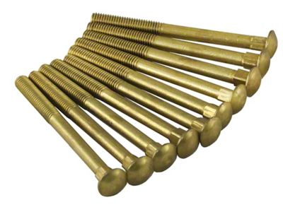 Coil Box Terminal Bolt Only Set/ 10 Pcs/ Brass