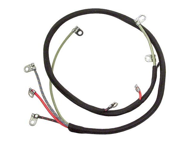 Model T Commutator Wiring Harness, 4-Wire, For Cars With Engine Mounted Coil Box, 1926-1927