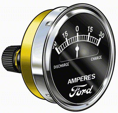 Ecklers Ammeter 30-30/ Ford Script (1919-1927 Model T; 1919-1927