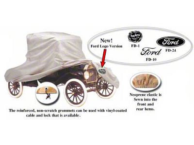 Model T Ford Car Cover - Technalon - Coupe