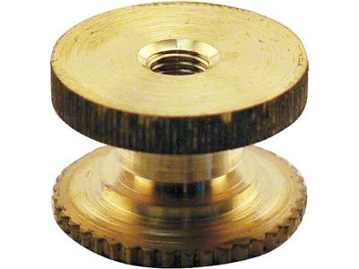 Coil Adjustment Nut - Brass- Knurled - For Heinze Coil (1910-1913 Model T)