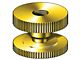 Model T Ford Coil Adjustment Nut - Brass- Knurled - For Heinze Coil