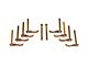 Model T Ford Coil Box Terminal Bolt Set, 10 Pieces, Brass, 1912 Late - 1913