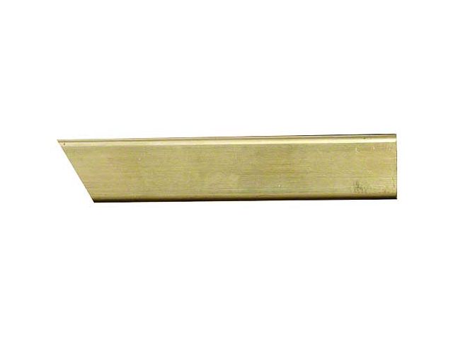 Model T Ford Firewall Moulding - Brass - 3/4 Flat Surface With Lip - 78 Long