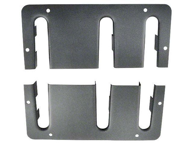 Model T Ford Floor Board Pedal Trim Set - 2 Pieces - Steel