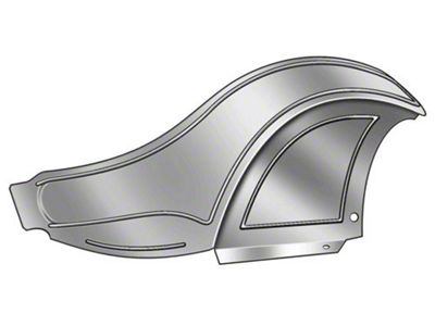 Model T Ford Front Fender - Left - Steel - Passenger