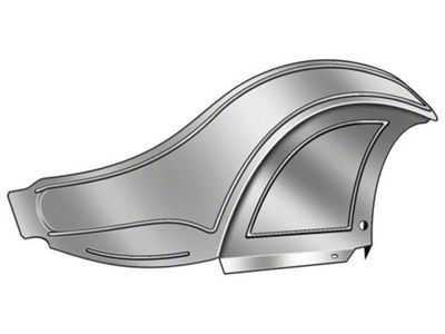 Model T Ford Front Fender - Left - Steel - Passenger